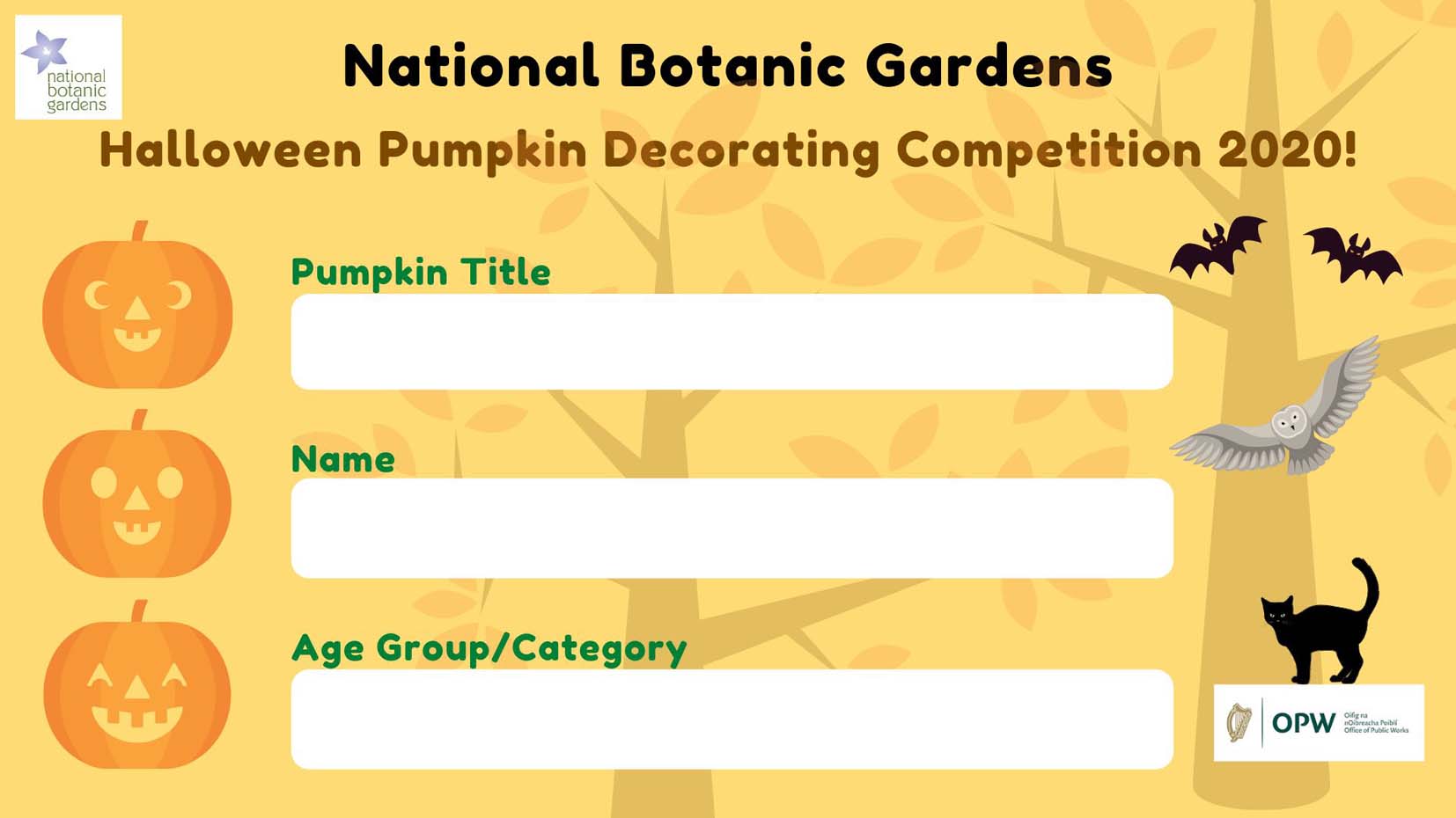 pumpkin competition form