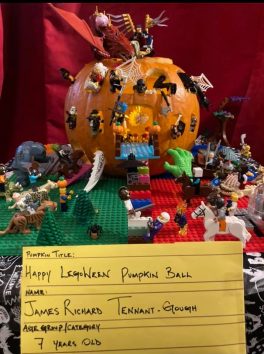 Happy Legoween Pumpkin Ball - James Richard Tennant-Gough - Age 7