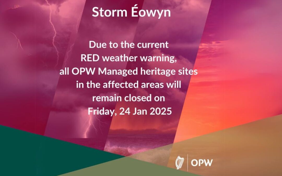 The gardens will be closed on Friday January 24th due to Storm Éowyn